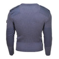 Origineel Britse leger pullover commando jumper blauw grijs trui wol