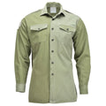 Chemise de l'armée britannique originale OD Green Military service manches longues BDU