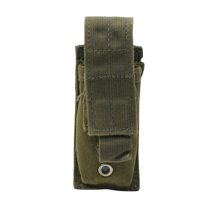 Origineel Brits leger magazijntasje voor één pistool, tactisch holsterveld Olive - GoMilitar