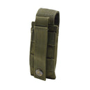 Original British Army single pistol magazine pouch tactical holster field Olive - GoMilitar