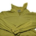 Chemise en tricot originale de l'armée britannique à fermeture éclair Sous-chemise thermique zippée Vert OD