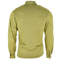 Chemise en tricot originale de l'armée britannique à fermeture éclair Sous-chemise thermique zippée Vert OD