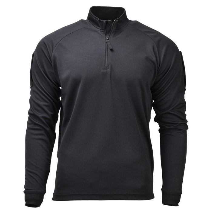 Originele Britse militaire gevechts-tactische shirts zwart ademend met ritssluiting NIEUW - GoMilitar