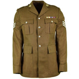 Origineel Brits militair formeel jas militair uniform probleem kaki nieuw