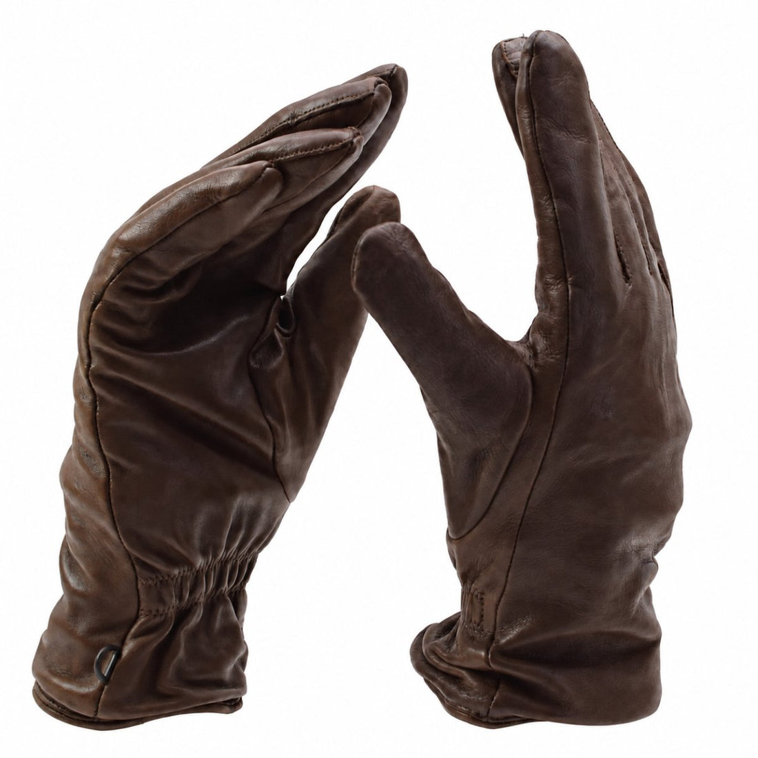 Originele Britse Militaire Leren Handschoenen MK II Combat Voering Bruin