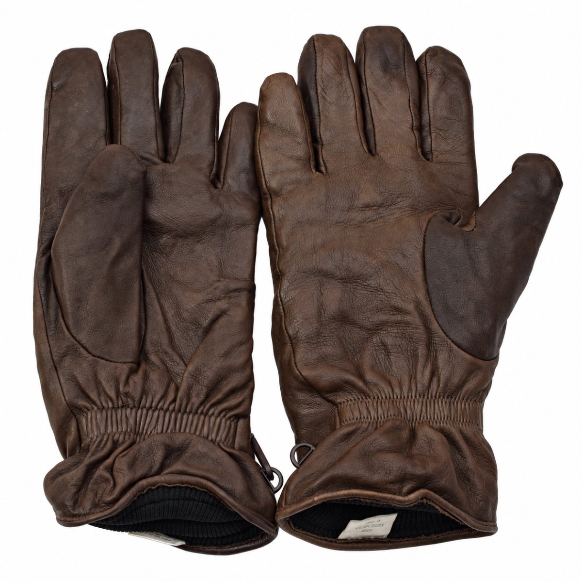 Originele Britse Militaire Leren Handschoenen MK II Combat Voering Bruin