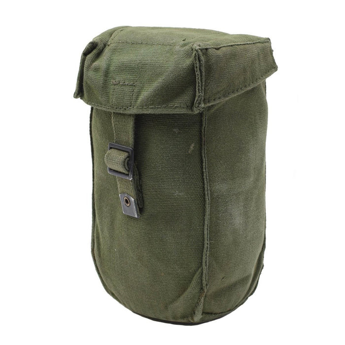 Pochette originale militaire britannique pour bouteille d'eau M58, bretelles réglables vintage Olive - GoMilitar
