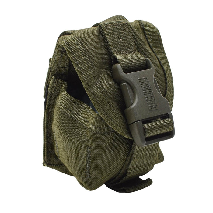 Pochette à grenade unique militaire britannique d'origine Sac tactique Molle Field Olive - GoMilitar
