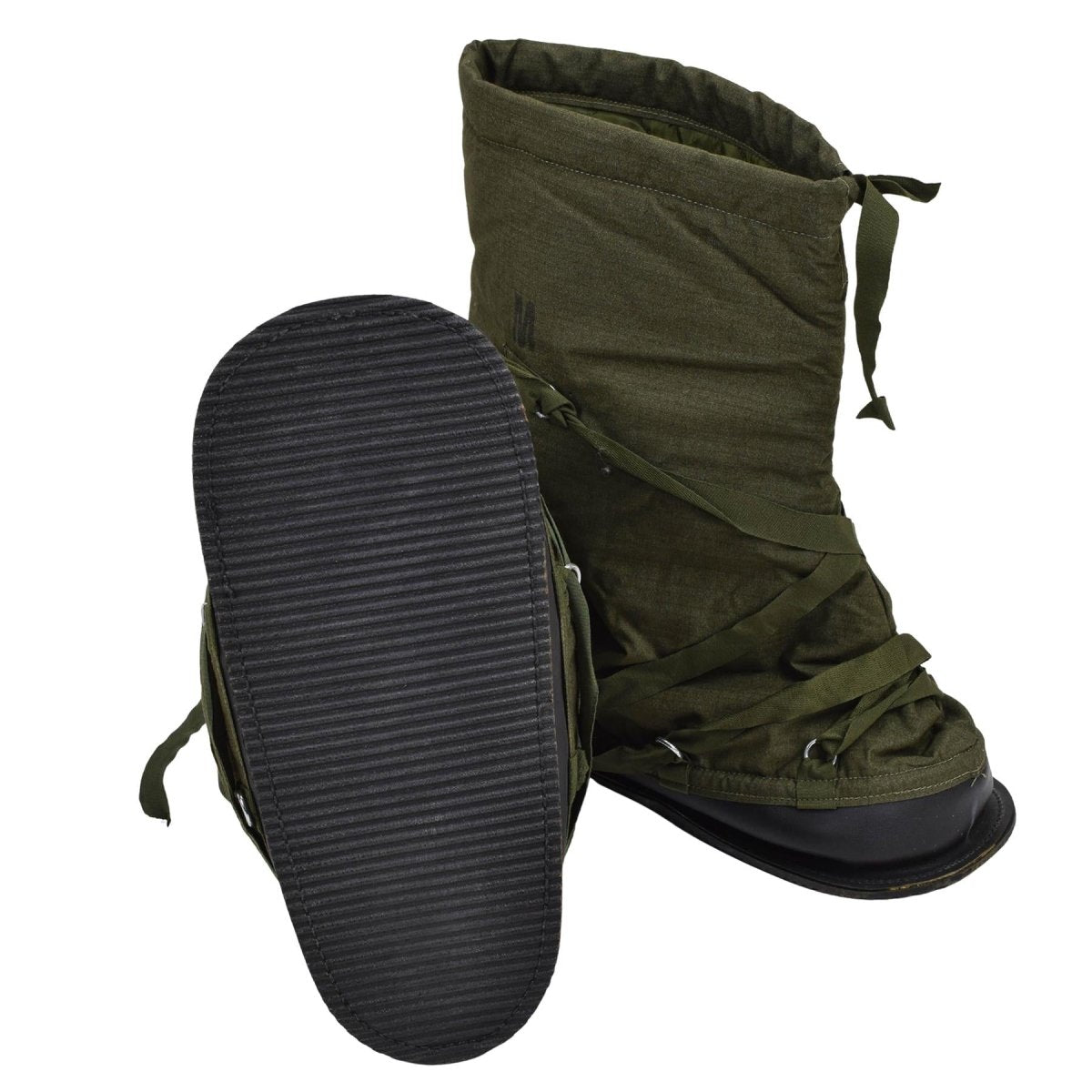 Couvre-chaussures thermiques militaires britanniques, hydrofuges, semelle antidérapante, olive