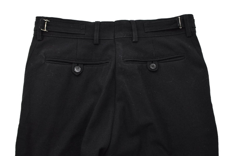 Pantalon d'uniforme militaire britannique original robe royale marine classe 2 laine noire NEUF