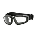 Lunettes de protection militaires britanniques originales V12, verres interchangeables, noires
