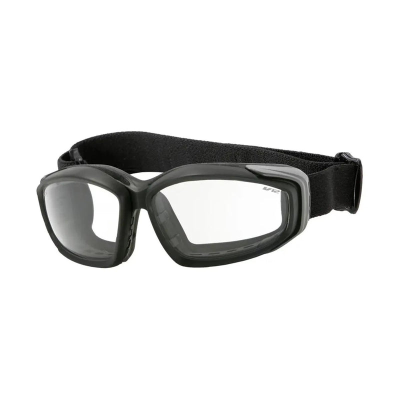 Original British Military V12 Protective Goggles Interchangeable Lenses Black - GoMilitar