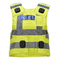 Origineel Brits politie-lichaamspantser voor twee doeleinden, hoge zichtbaarheid geel