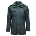 Anorak imperméable original de la police britannique, parka imperméable non doublée, vert