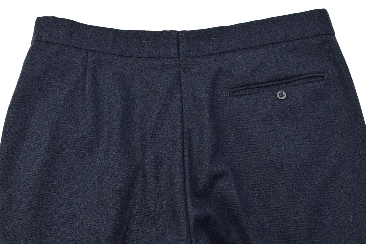 Originele Britse RAF No. 1 geklede broek met rechte pijpen en ritssluiting Fly Parade blauw
