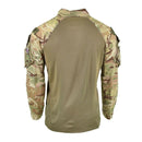 Back view of Original British UBAC MTP camo military sweatshirt with reinforced elbows and arm pockets