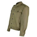 Veste en toile originale des troupes de campagne de l'armée bulgare, édition OD des surplus militaires