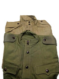 Origineel Bulgaarisch leger Olijf Khaki Shirt Jacket Combat Military Long Sleeve