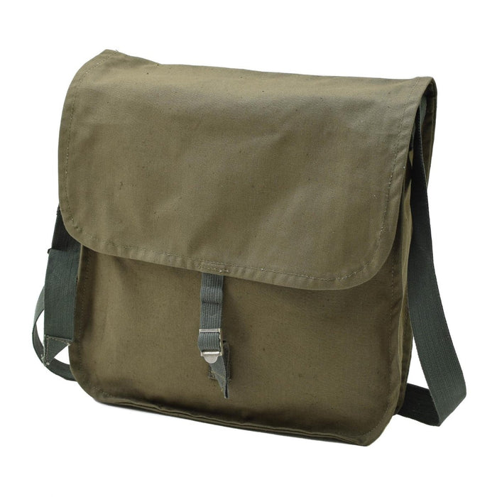 Original Bulgarian army olive shoulder bag adjustable strap outdoor travel NEW - GoMilitar