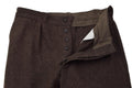Pantalon d’uniforme en laine de l’armée bulgare d’origine, surplus inutilisé marron foncé