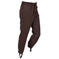 Pantalon d’uniforme en laine de l’armée bulgare d’origine, surplus inutilisé marron foncé