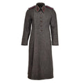 Originele Bulgaarse militaire grijze jas wol overjas zware winter lange shinel