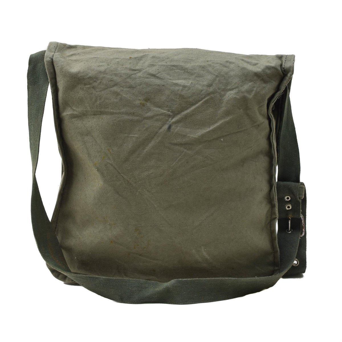 Sac à bandoulière militaire bulgare d'origine olive avec bandoulière réglable pour voyage en plein air