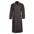 Originele Bulgaarse militaire wol lange overjas vintage winterjas formeel grijs
