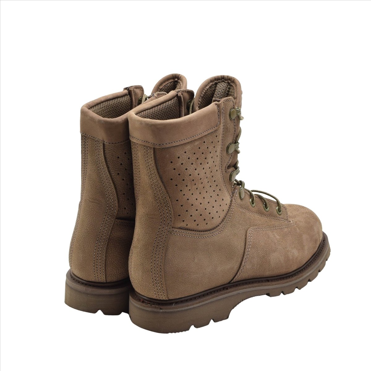 Originele Canadese leger leren gevechtslaarzen ademend militair surplus bruin