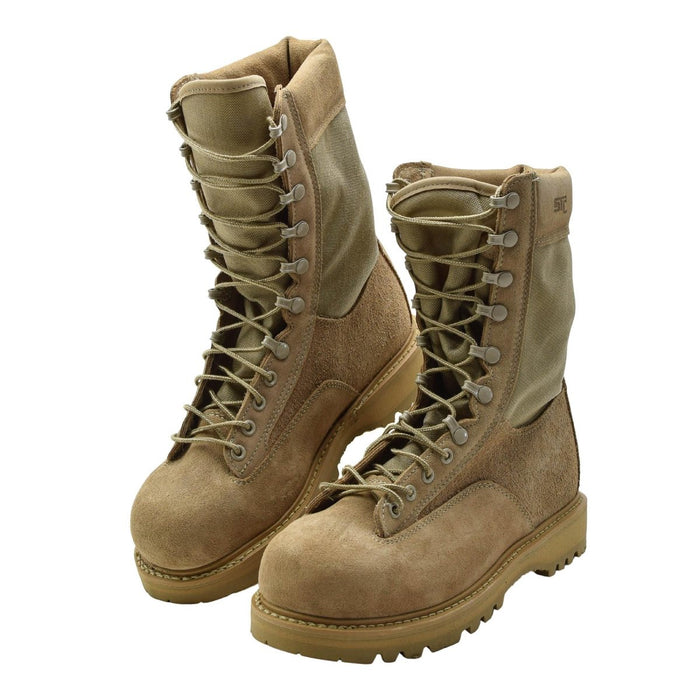 Originele Canadese leger STC gevechtslaarzen suède militair surplus bruin - GoMilitar