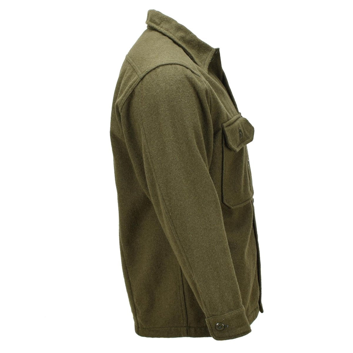 Origineel Canadian Army Wool Field Jacket Vintage Military Surplus Olive