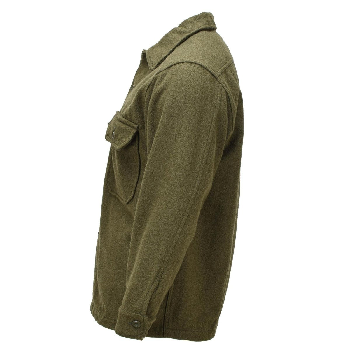 Origineel Canadian Army Wool Field Jacket Vintage Military Surplus Olive