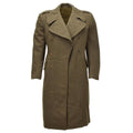 Originele Canadese legerwollen overjas militair surplus vintage olijfgroen