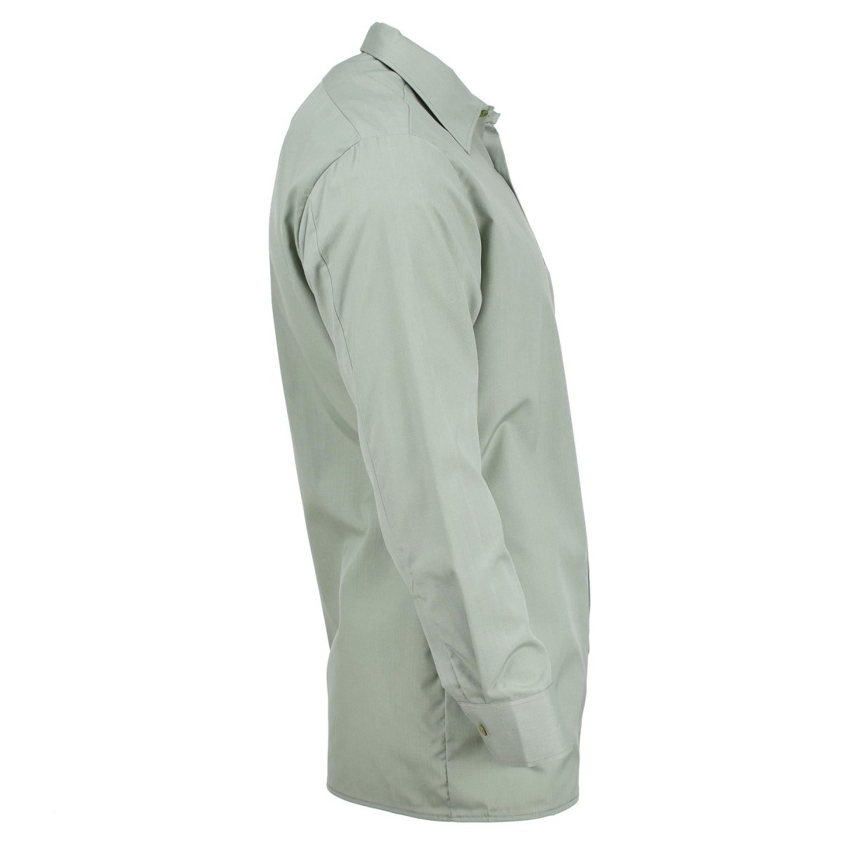 Origineel Tsjechisch leger overhirt shirt olijf lange mouw knop omhoog militair surplus nieuw