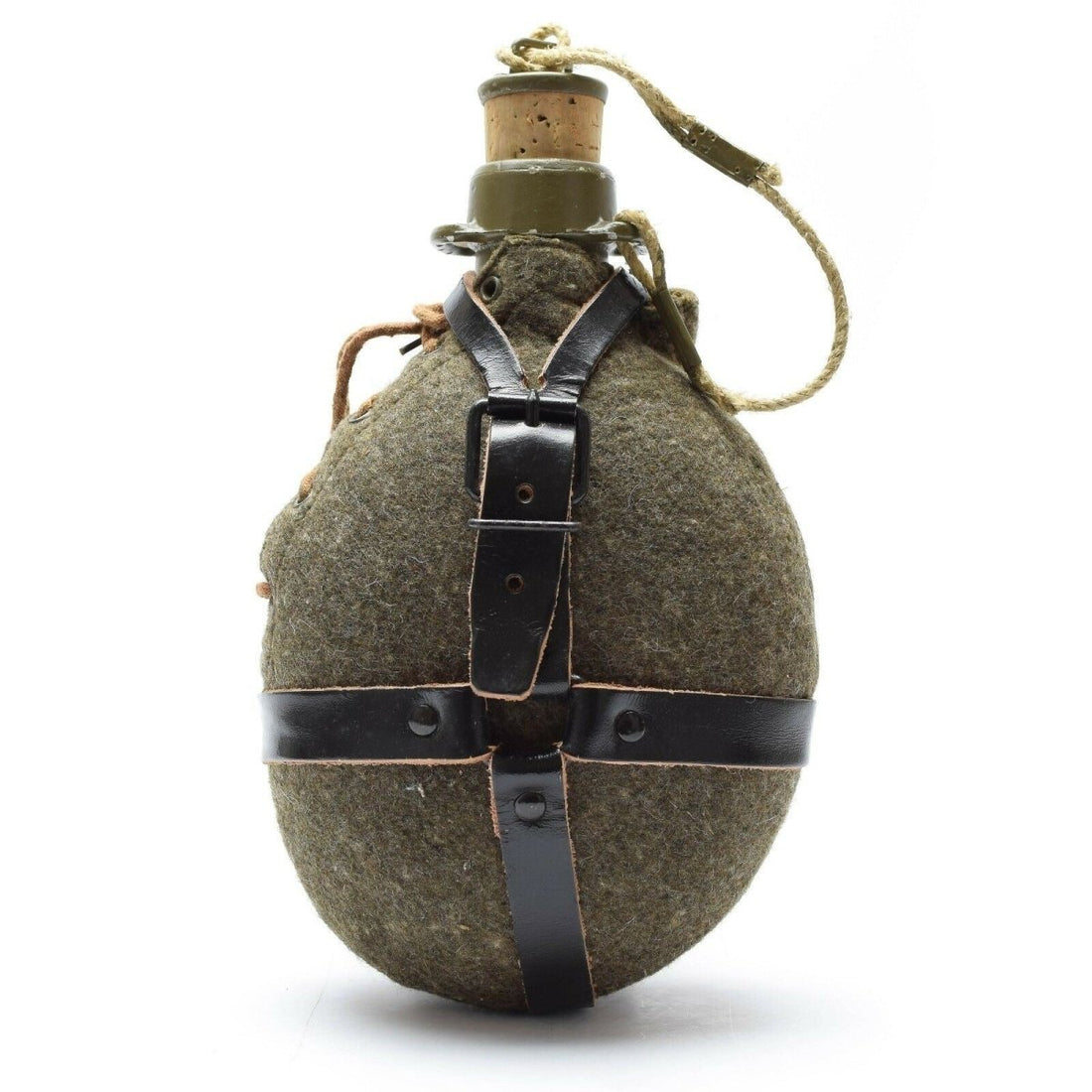 Bouteille d'eau originale de l'armée tchèque M60 avec bouchon en liège 