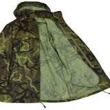 Originele Tsjechische leger militaire gevechten CZ 95 Camo Field Jacket Parka Hoodeded