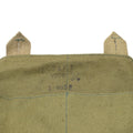 Origineel Tsjechisch militair gasmasker schoudertas groen canvas vintage surplus nieuw