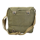 Origineel Tsjechisch militair gasmasker schoudertas groen canvas vintage surplus nieuw