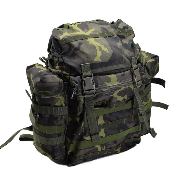 Originele Tsjechische Republiek Militaire Molle Backpack Quick Release Woodland Camo 30L