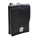 Sac à bandoulière original de la police tchécoslovaque Documents Cuir artificiel Noir