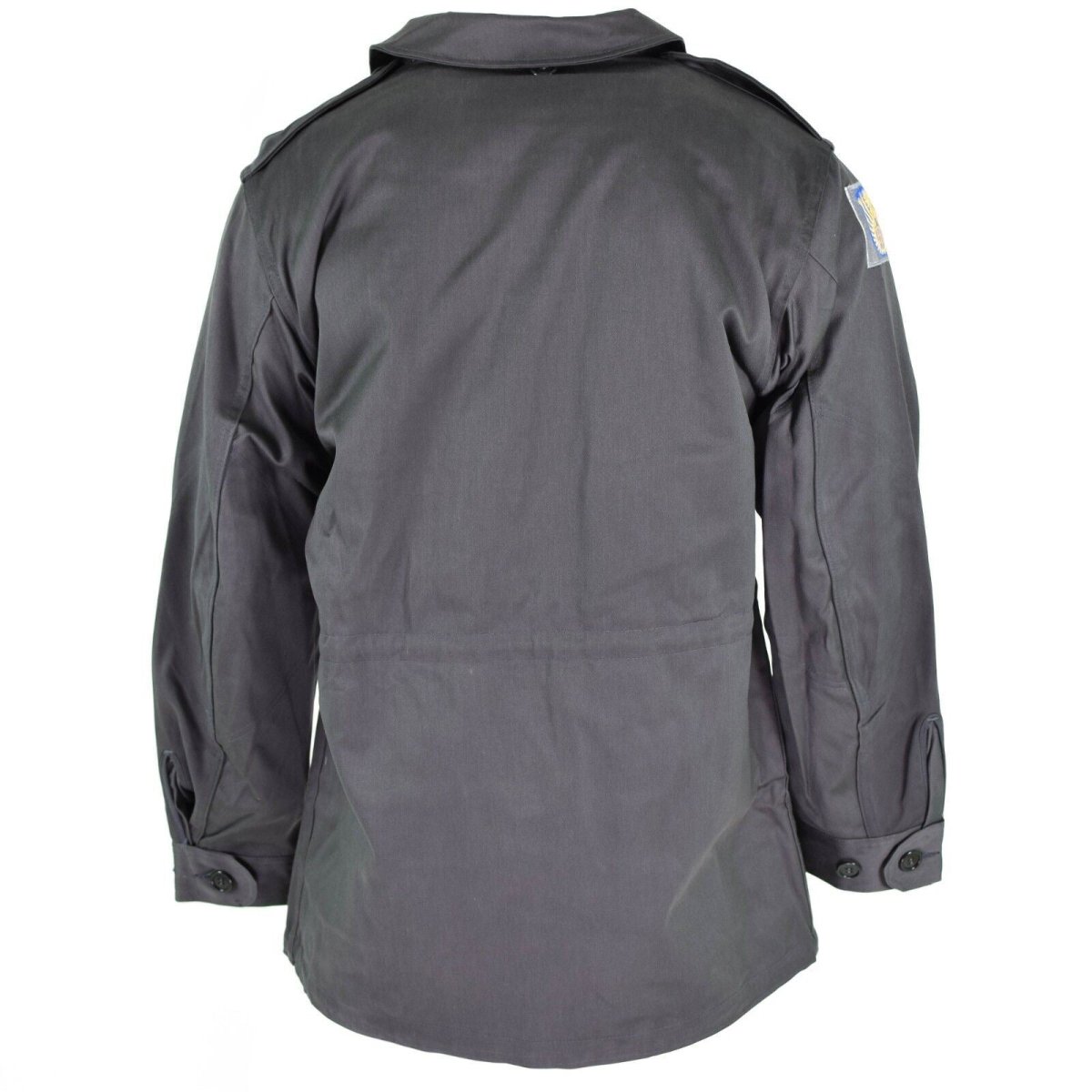 Veste de combat originale de l'armée danoise M71, surplus militaire gris du Danemark