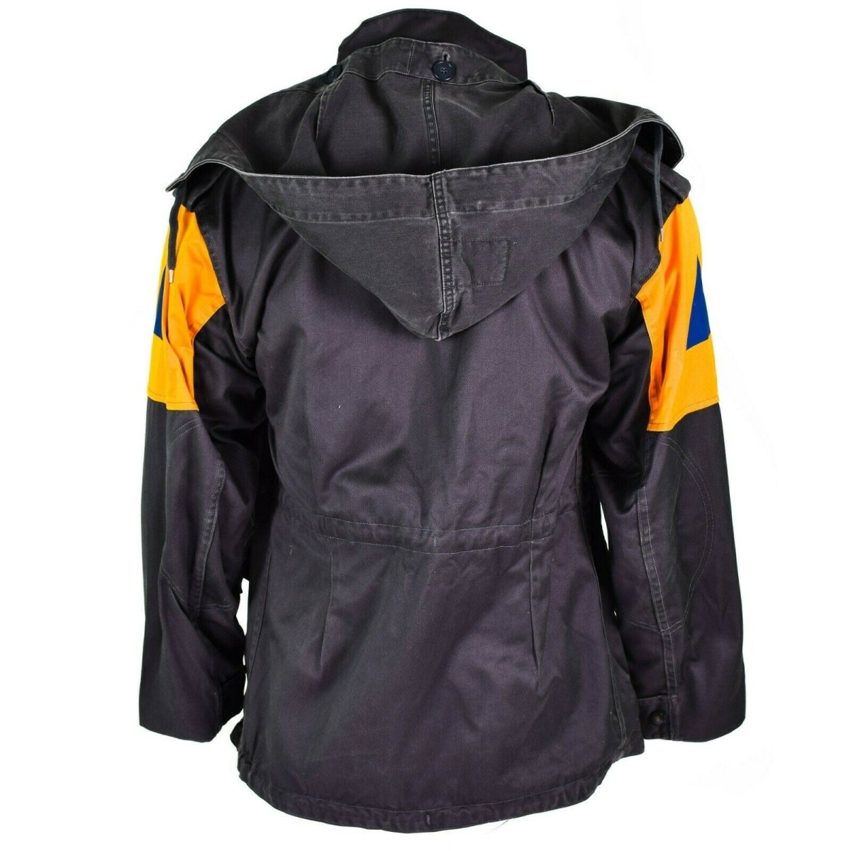 Origineel Deens leger gevechtsjack M84 Denemarken Civil Defense Gray Field Surplus