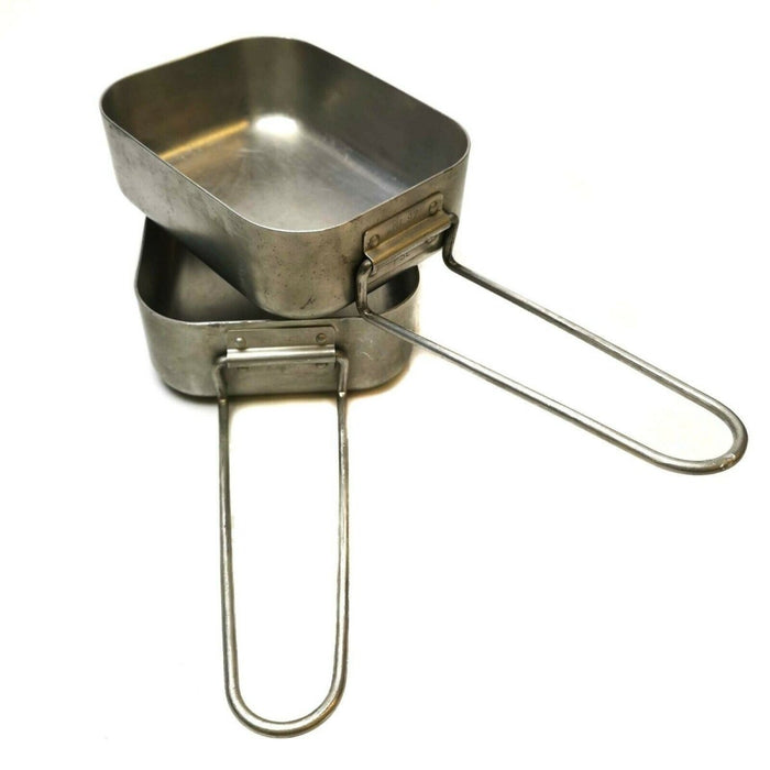 Originele Nederlandse Leger Aluminium Mess blikjes puinhoop kit Cooker Militaire Bushcraft uitrusting - GoMilitar