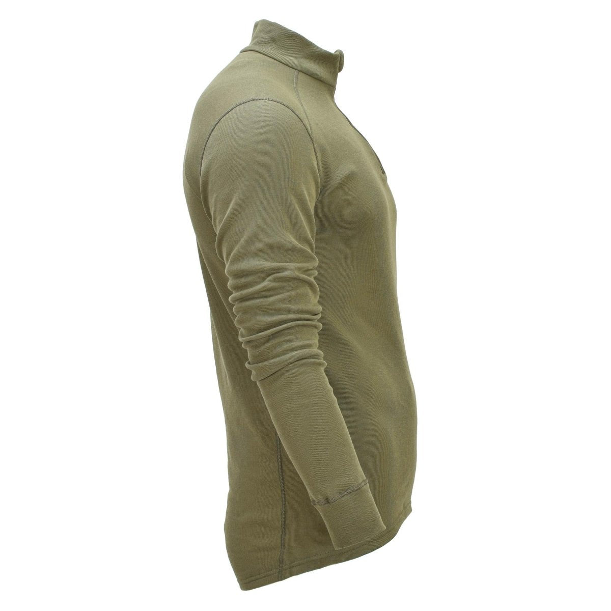 Maillot de corps original de l'armée néerlandaise, col haut, isolation thermique, olive