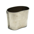 Tasse à cantine originale de l'armée néerlandaise, pot en acier inoxydable, pot de bushcraft