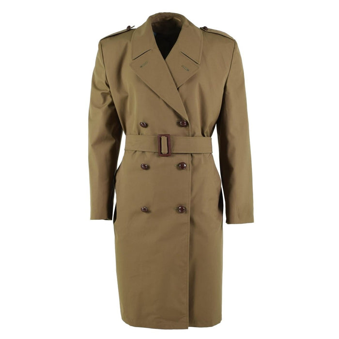 Originele Nederlandse leger formele trenchcoat bruine militaire overtollige officiersjas NIEUW - GoMilitar