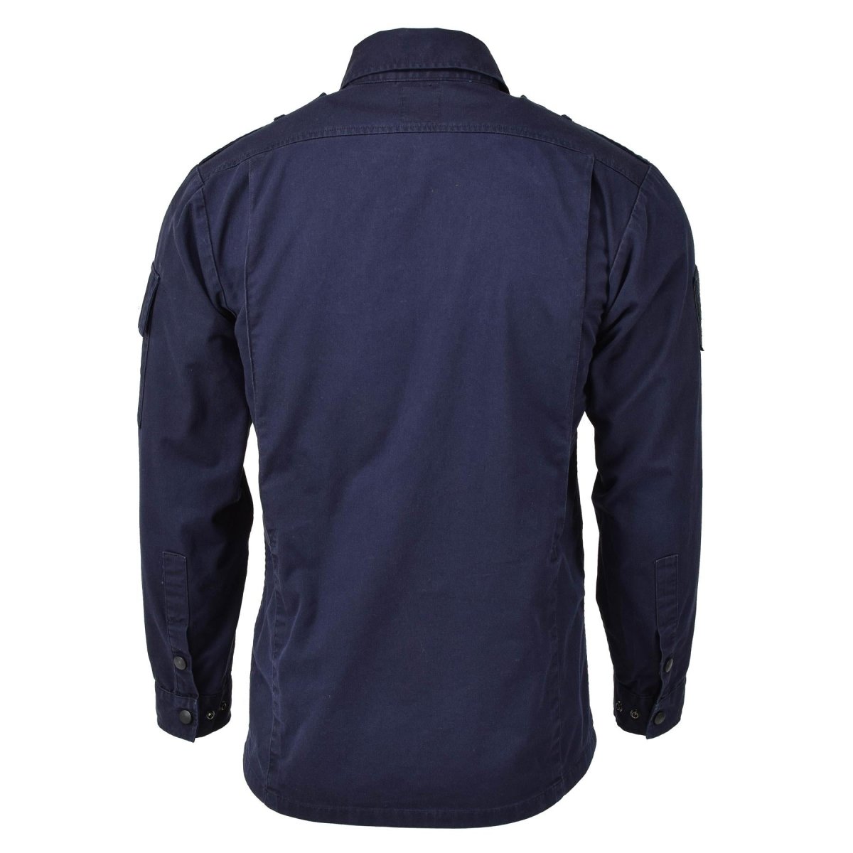 Origineel Nederlands legerjack werkkleding blauw uniform militair shirt met lange mouwen