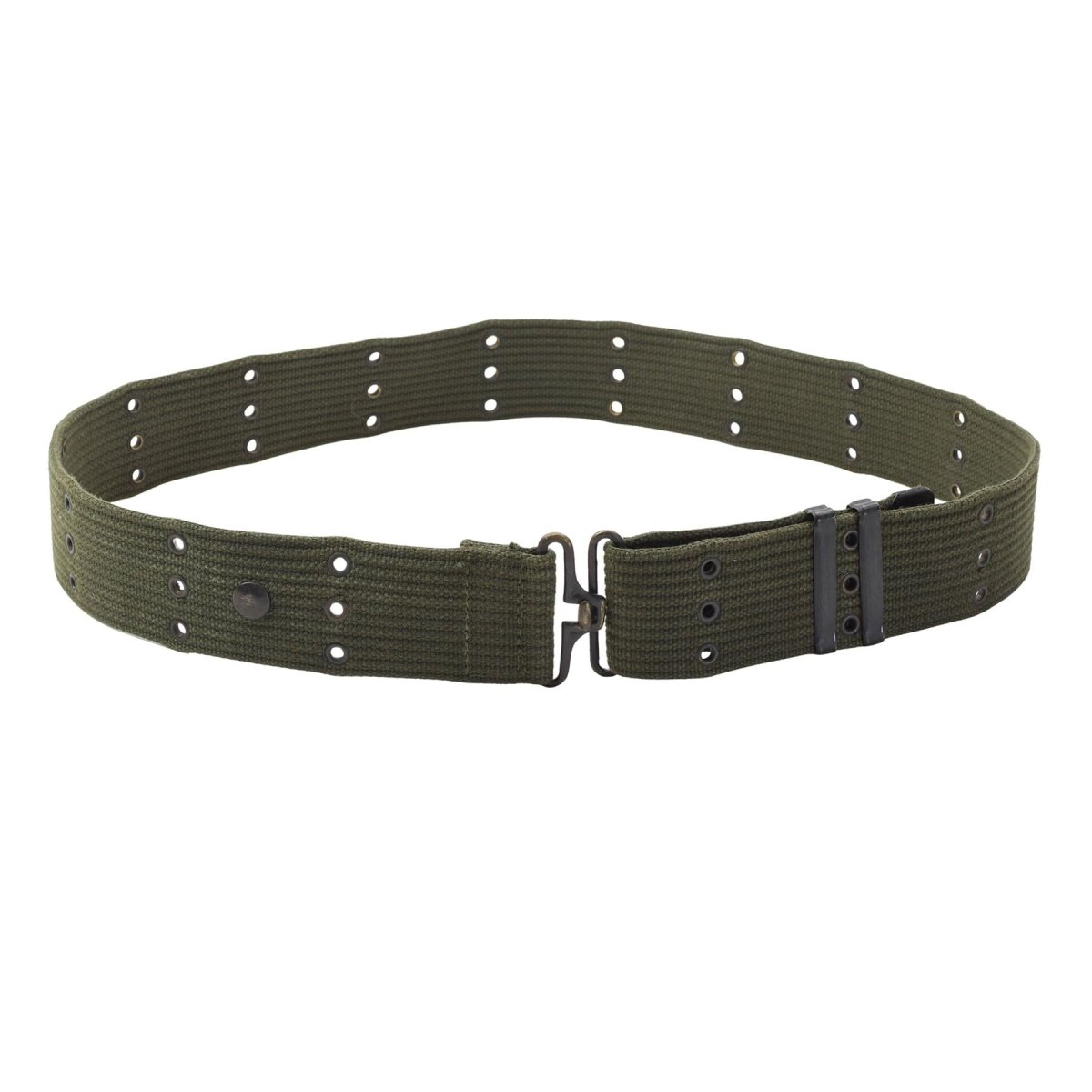 Originele Nederlandse Leger Tactische Riem Nylon Gatkoppeling Militair Surplus Olijf