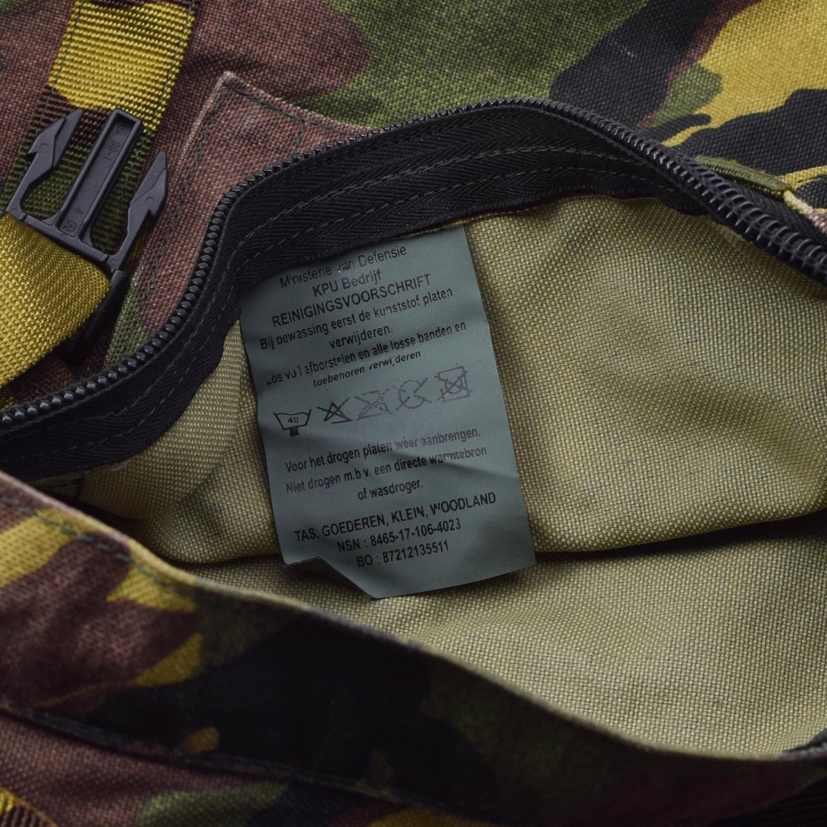 Sac à dos Original Dutch Military 20L Compact Field Outdoor Gear Woodland Camo