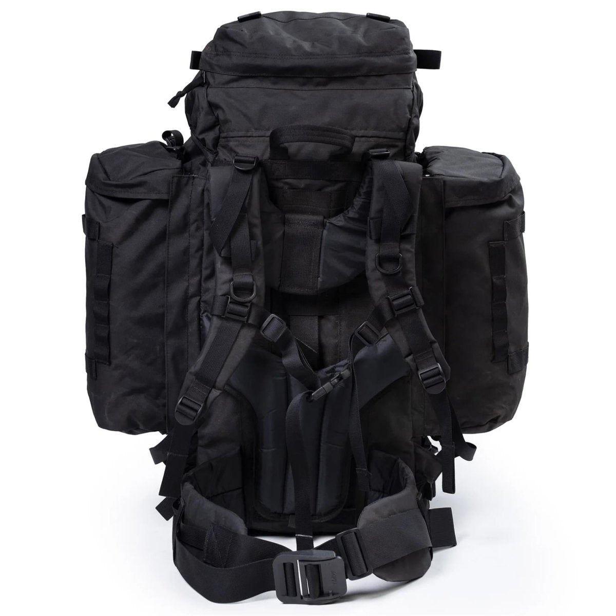 Originele Nederlandse militaire 40+20L grote rugzak Wandel-campingrugzak Zwart